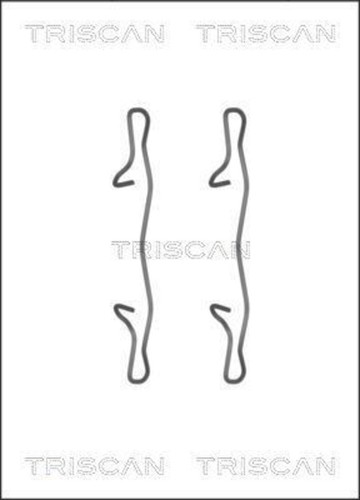 Disc brake pads accessory kit - pads,