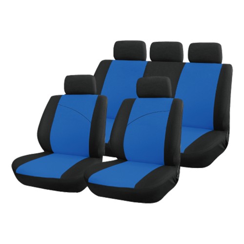 Blue and black - and, front