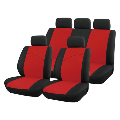 Red and black - red, rear